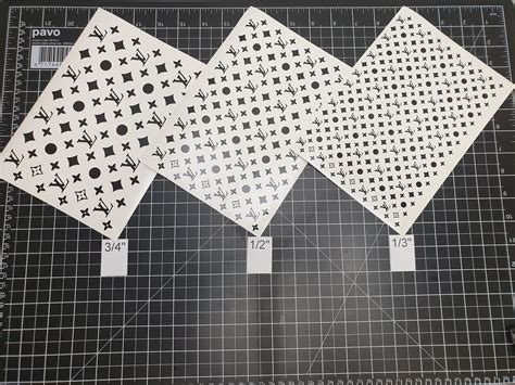 Louis Vuitton stencil sheets